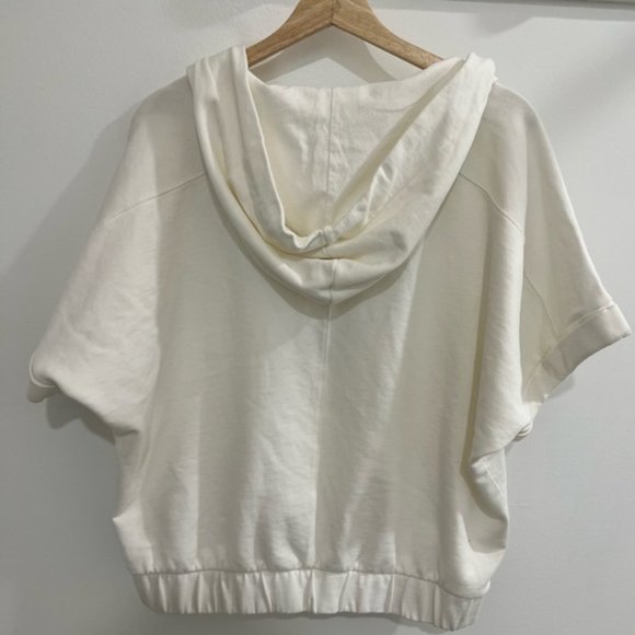 Anthropologie Maeve Hooded V neck Sweatshirt pullover hoodie - Picture 4 of 8